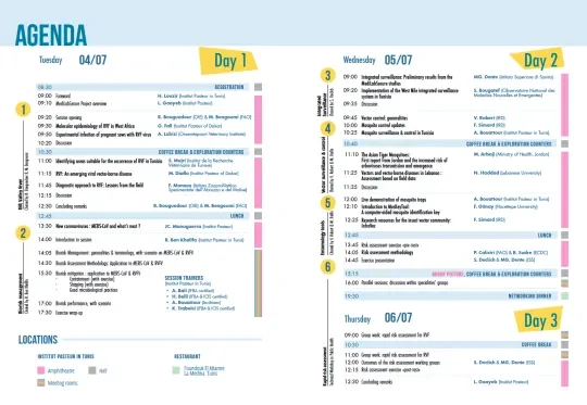 Detailed Agenda of the meeting and workshop