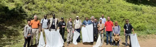 Tick borne pathogens training group photo