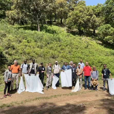 Tick borne pathogens training group photo